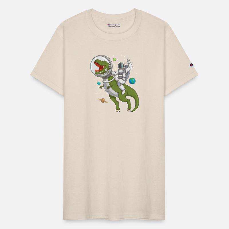 Astronaut Riding T Rex Dinosaur Astro T Rex Space