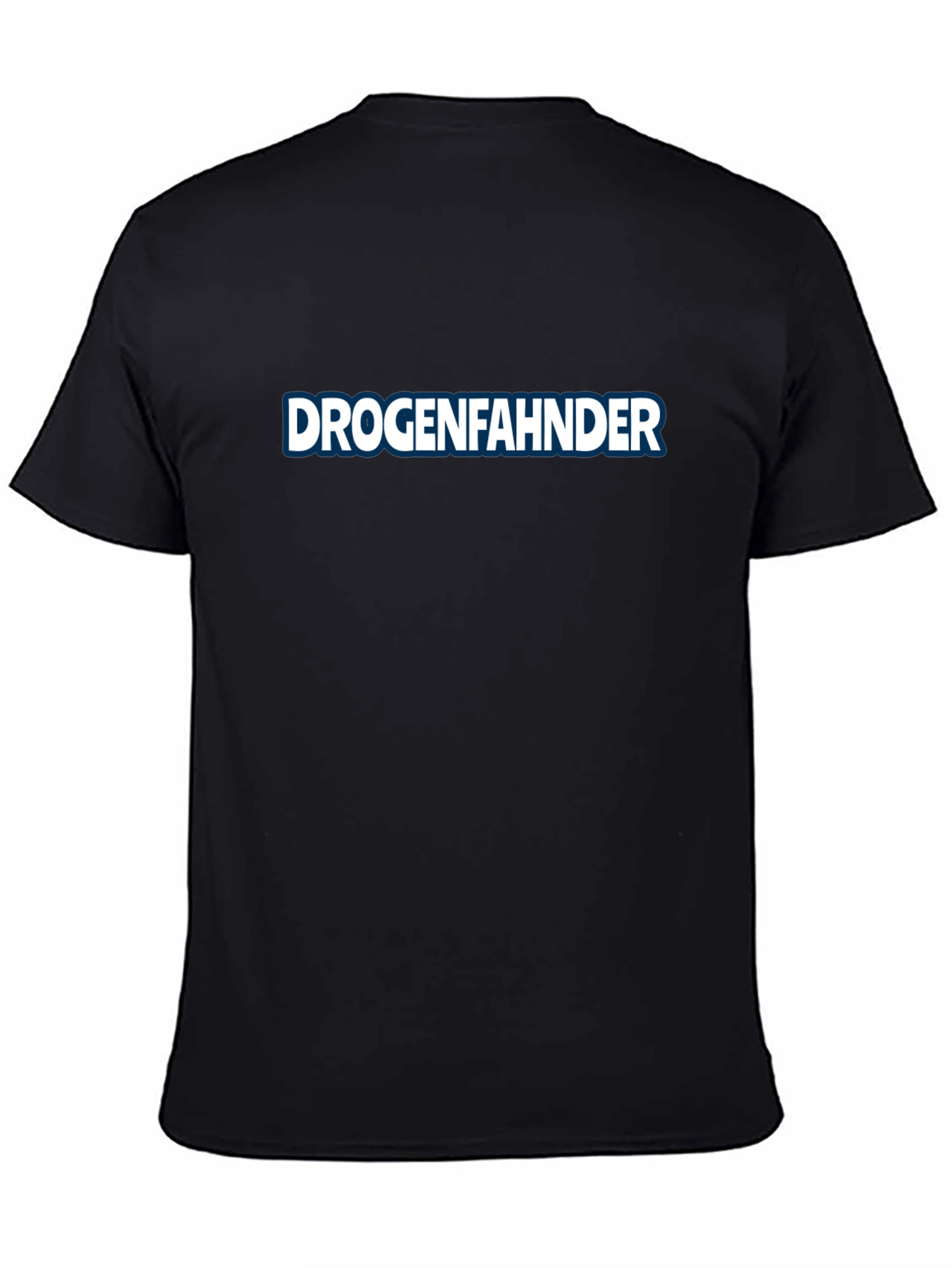 Drogenfahnder Graphic T-Shirt - Black Crew Neck