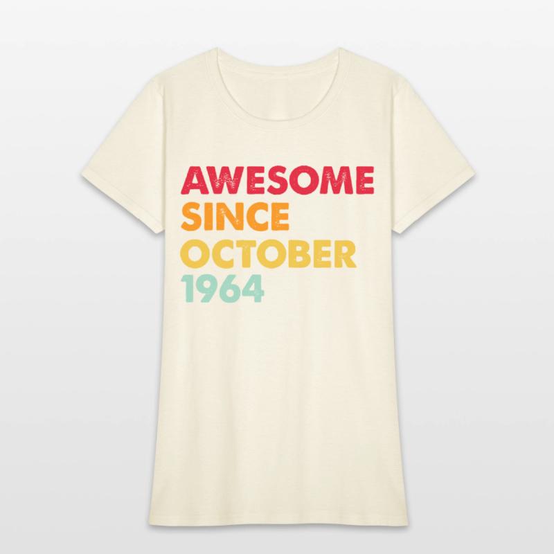 Awesome Since october 1964 58th Birthday Gifts