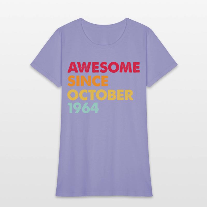 Awesome Since october 1964 58th Birthday Gifts