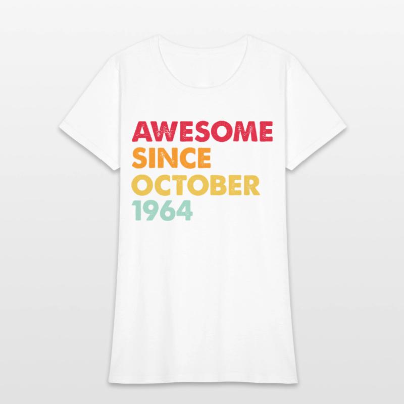 Awesome Since october 1964 58th Birthday Gifts