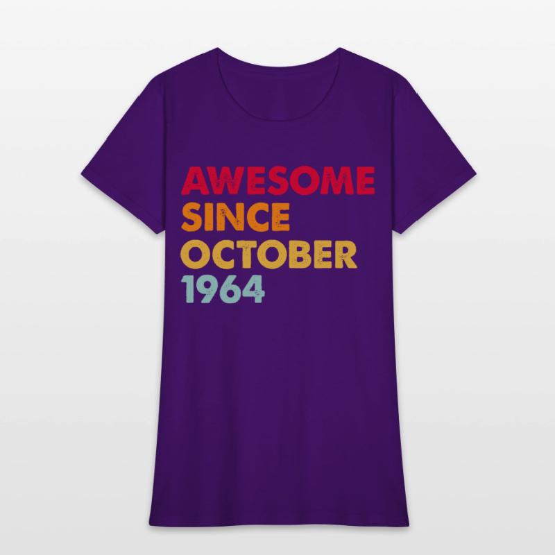 Awesome Since october 1964 58th Birthday Gifts