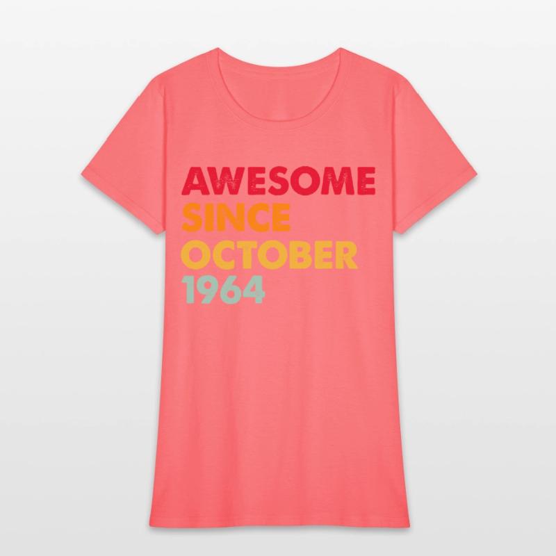 Awesome Since october 1964 58th Birthday Gifts