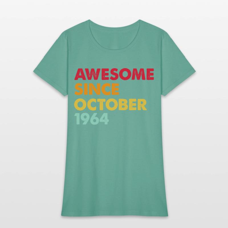 Awesome Since october 1964 58th Birthday Gifts
