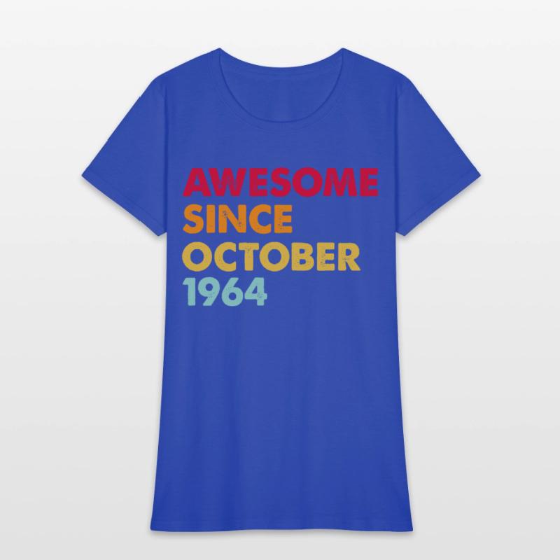 Awesome Since october 1964 58th Birthday Gifts