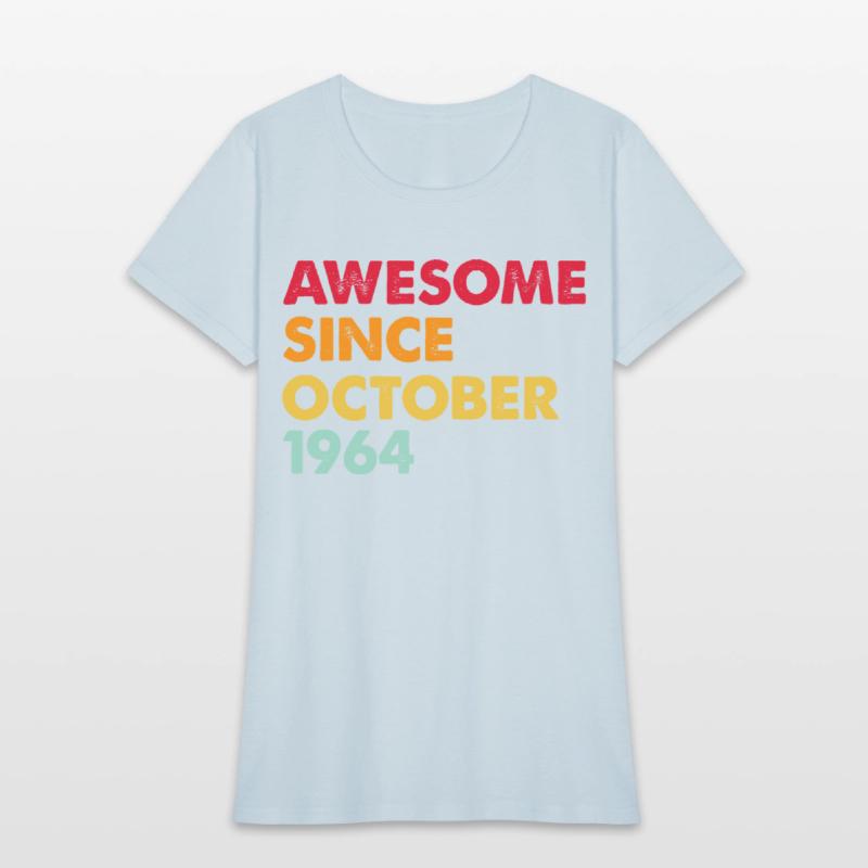 Awesome Since october 1964 58th Birthday Gifts