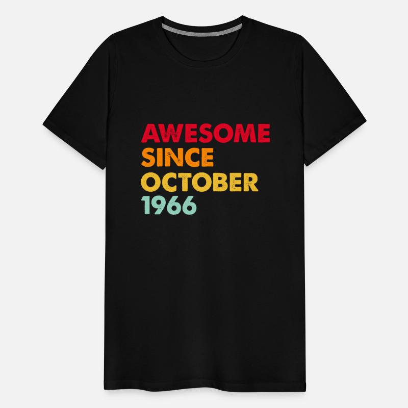 Awesome Since october 1966 56th Birthday Gifts