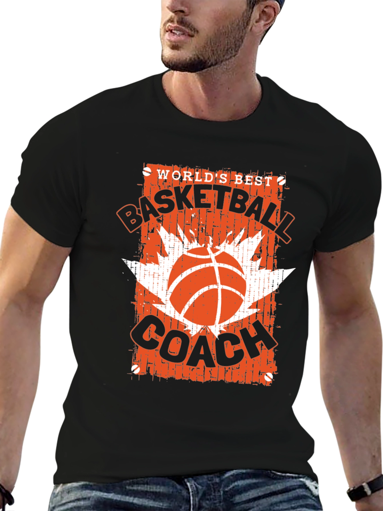 Worlds Best Basketball Coach Graphic T-Shirt