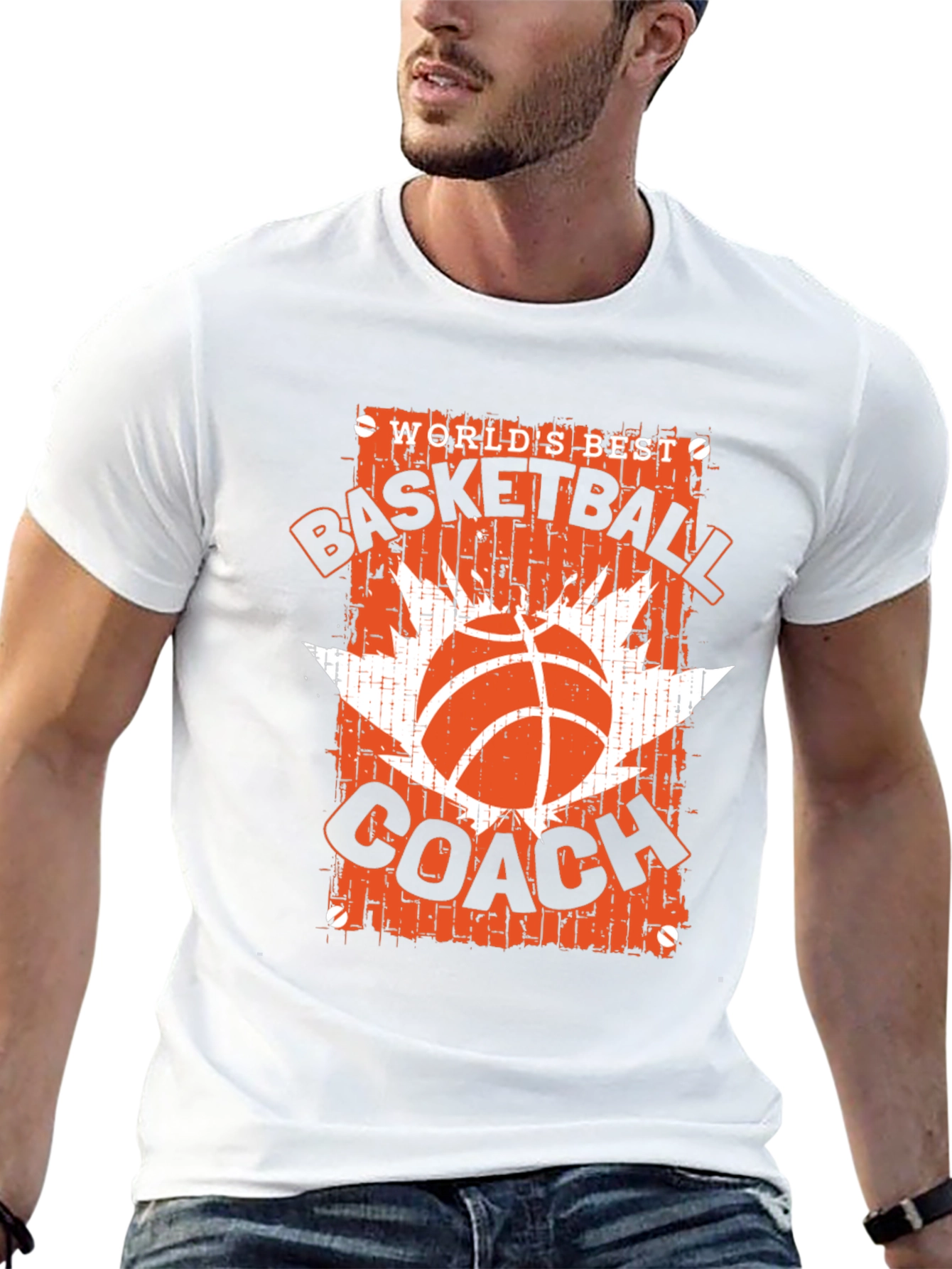 Worlds Best Basketball Coach Graphic T-Shirt