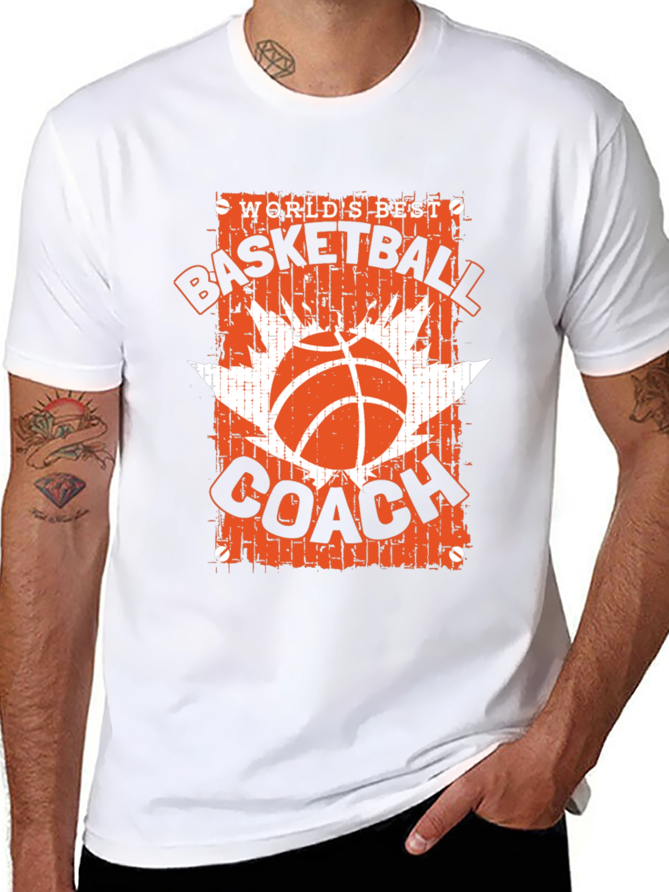Worlds Best Basketball Coach Graphic T-Shirt