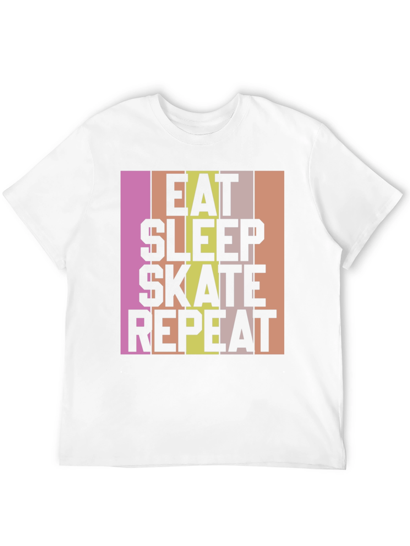 Eat Sleep Skate Repeat Graphic T-Shirt