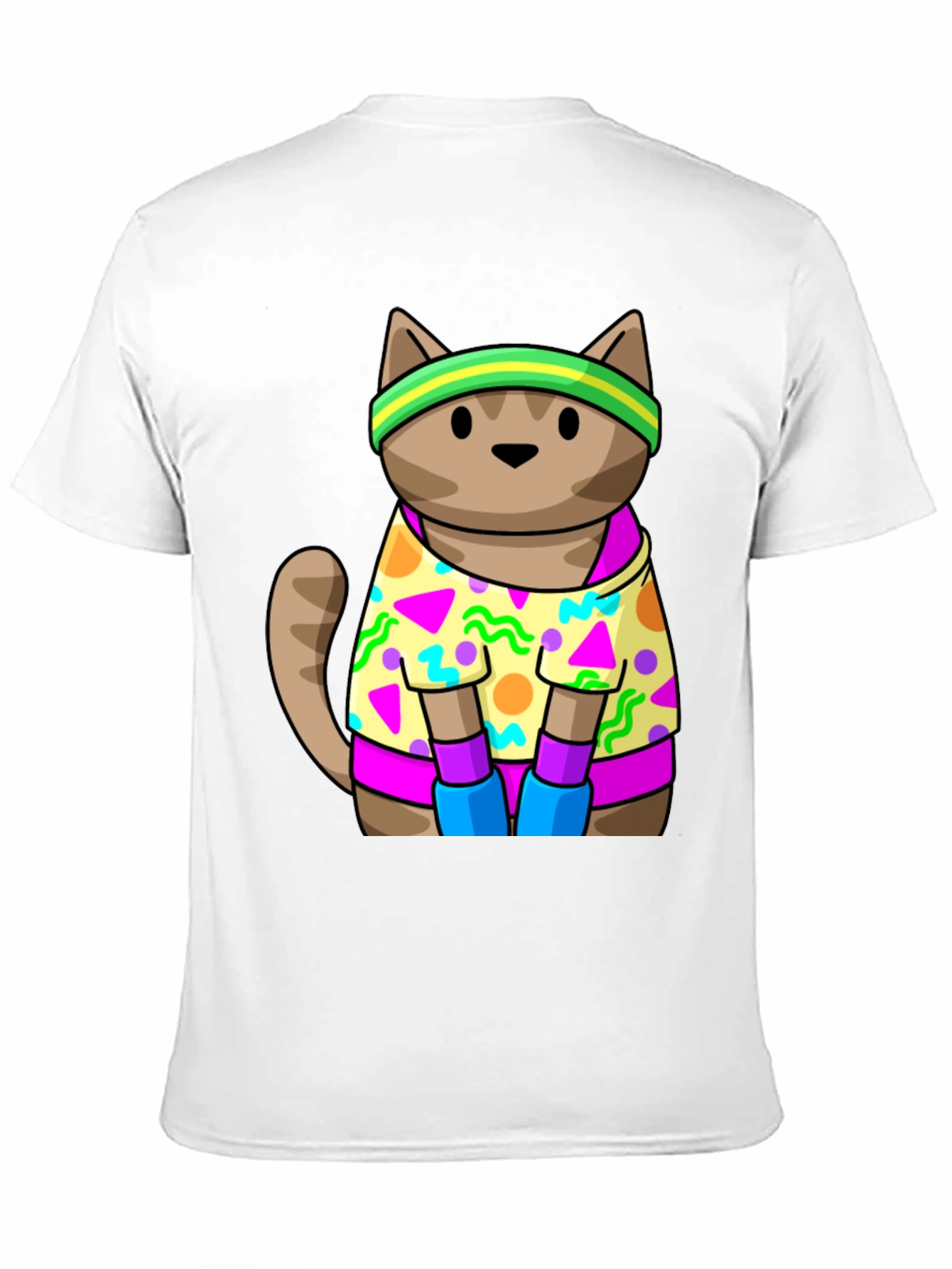 Retro Cat T-Shirt 80s 90s