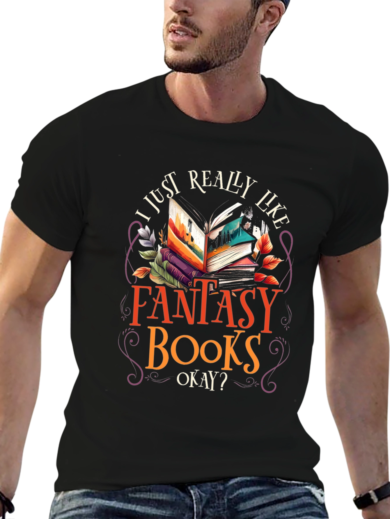 Fantasy Books Lover T-Shirt