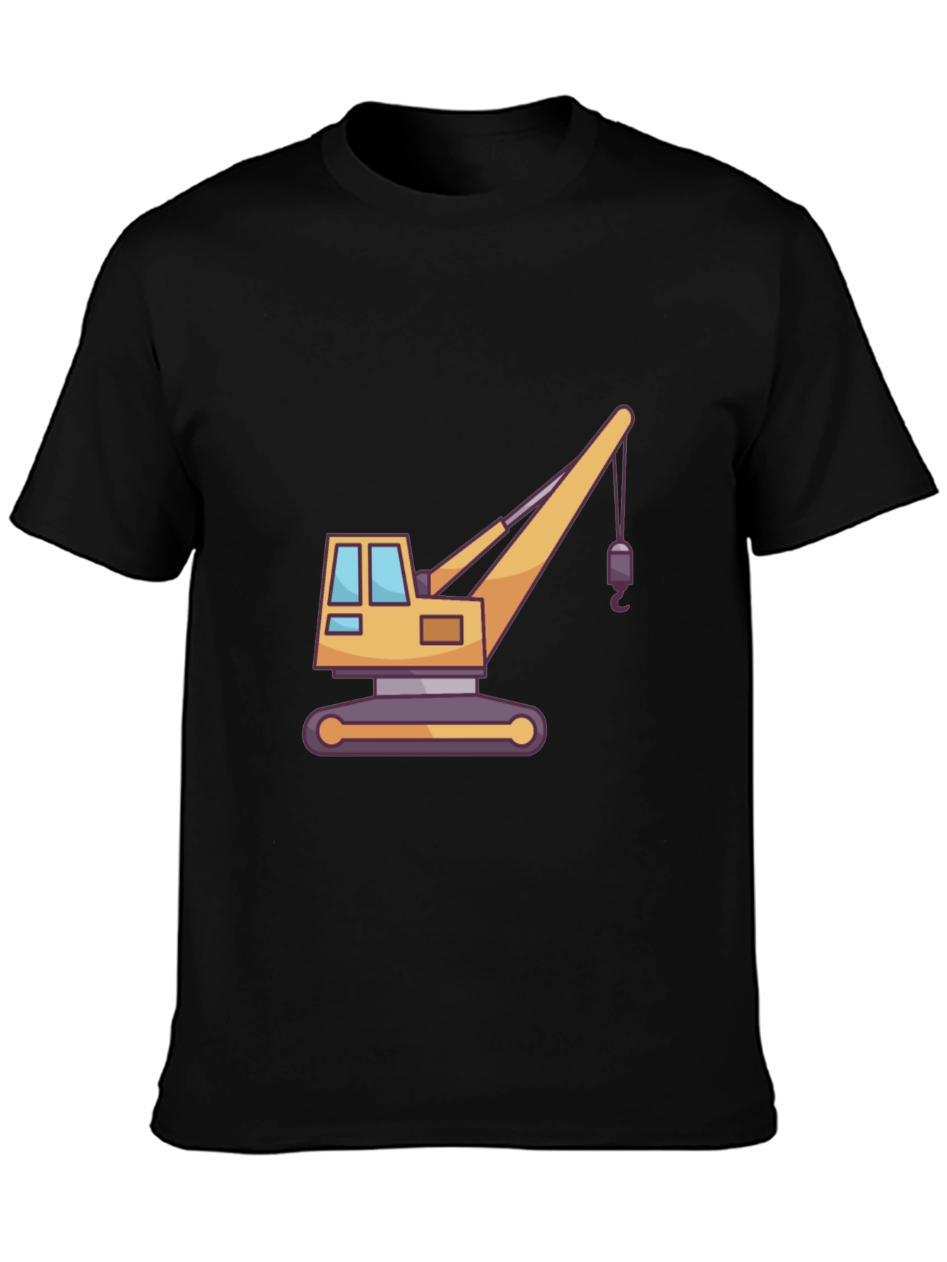 Crane Graphic Tee - Black Short Sleeve Shirt