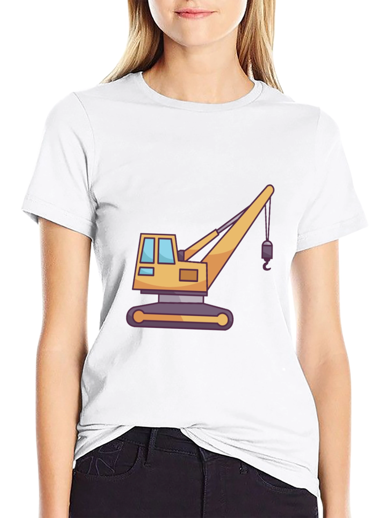Crane Graphic Tee - Black Short Sleeve Shirt