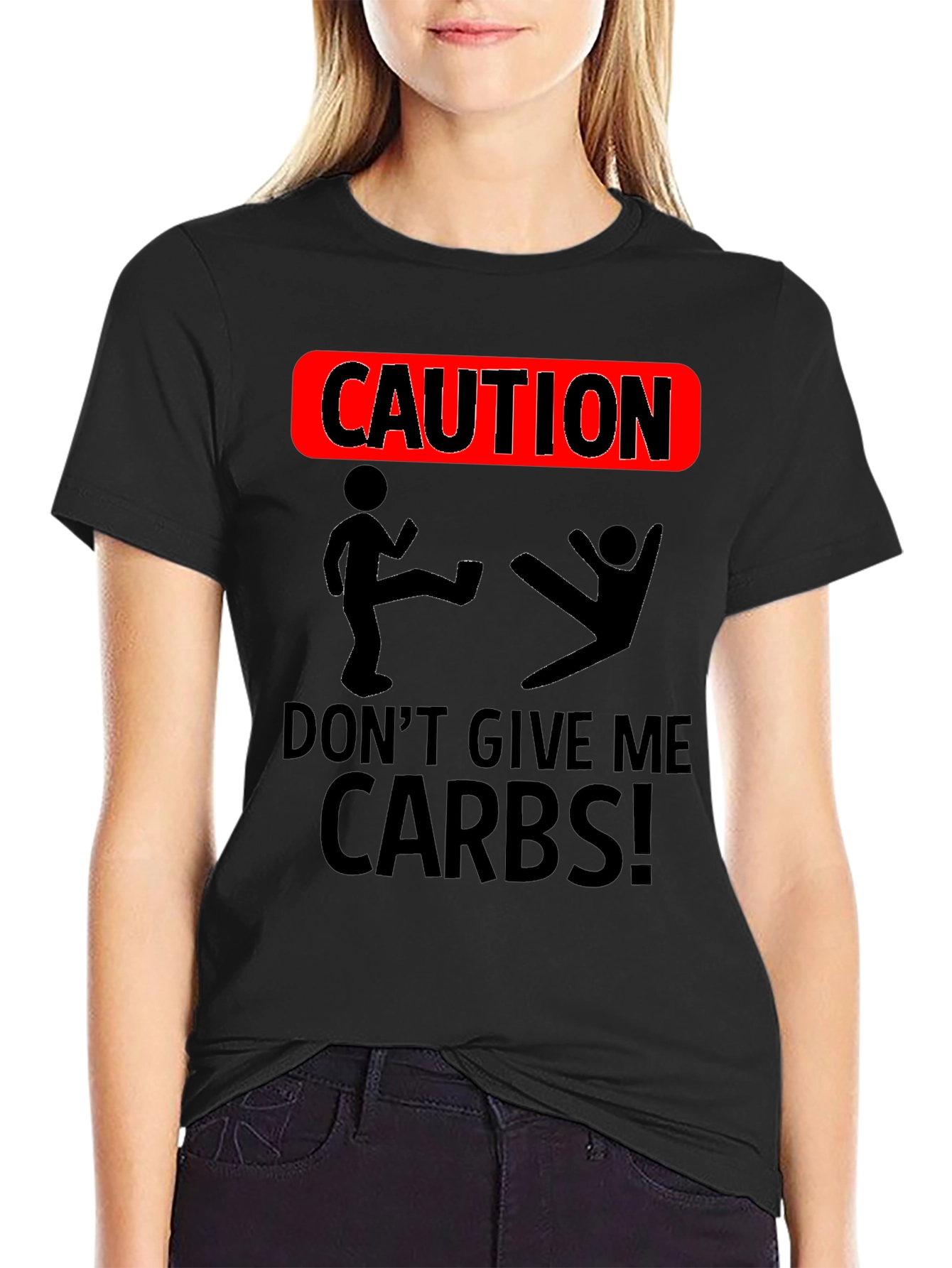 Caution Dont Give Me Carbs T-Shirt