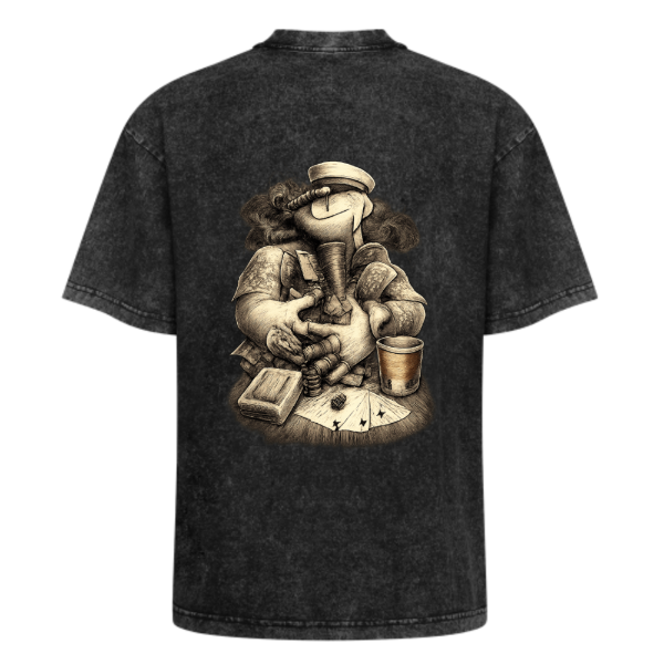 Men’s & Women’s Short Sleeve Cotton T-Shirt – White Ink Back Print, Soft & Breathable, Casual Everyday Tee
