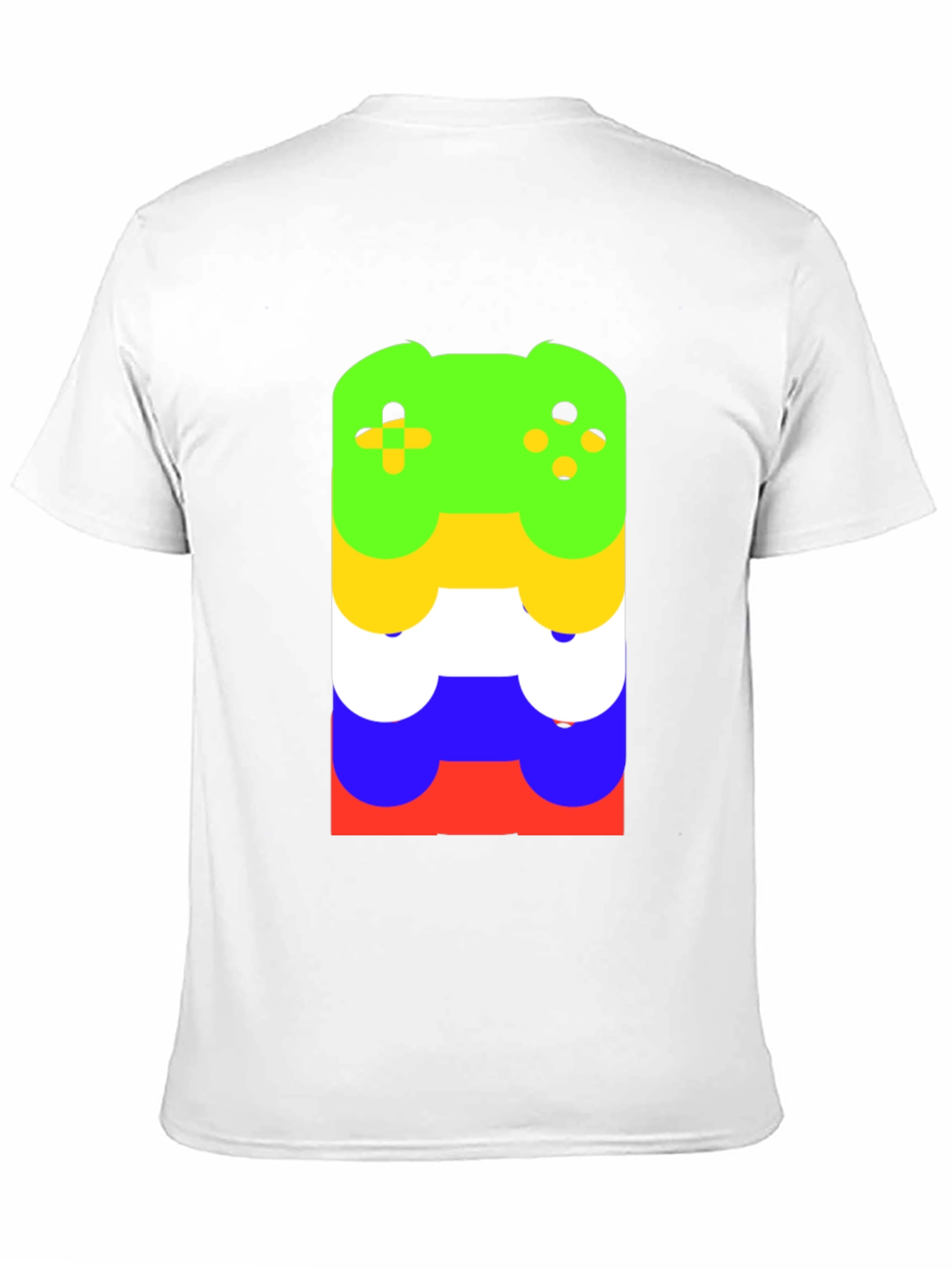 Stacked Controller Graphic Tee - Gamer Style