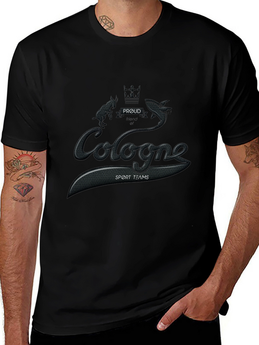 Cologne Proud Sport Teams Black T-Shirt