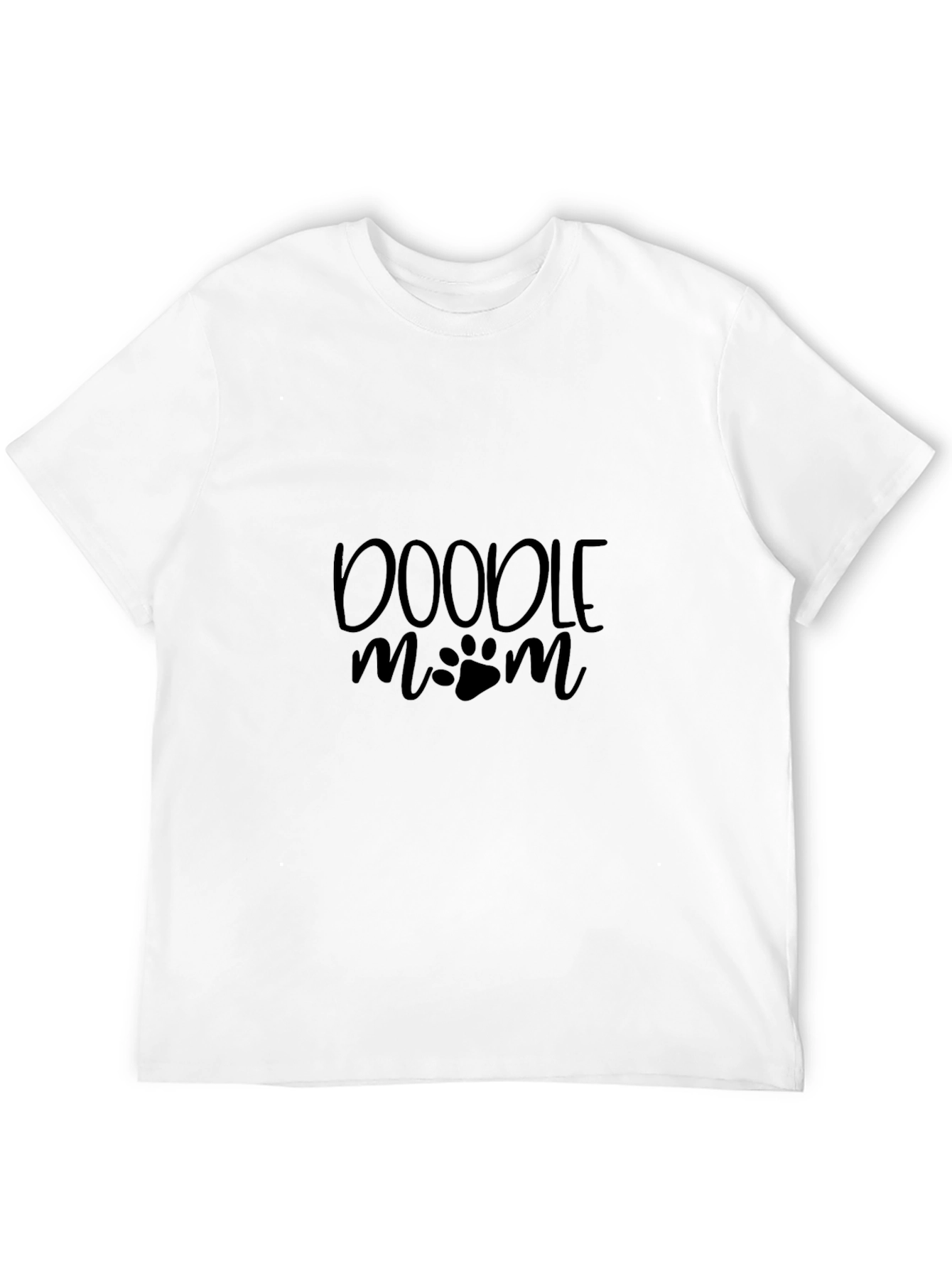 Doodle Mom Graphic Tee - Black