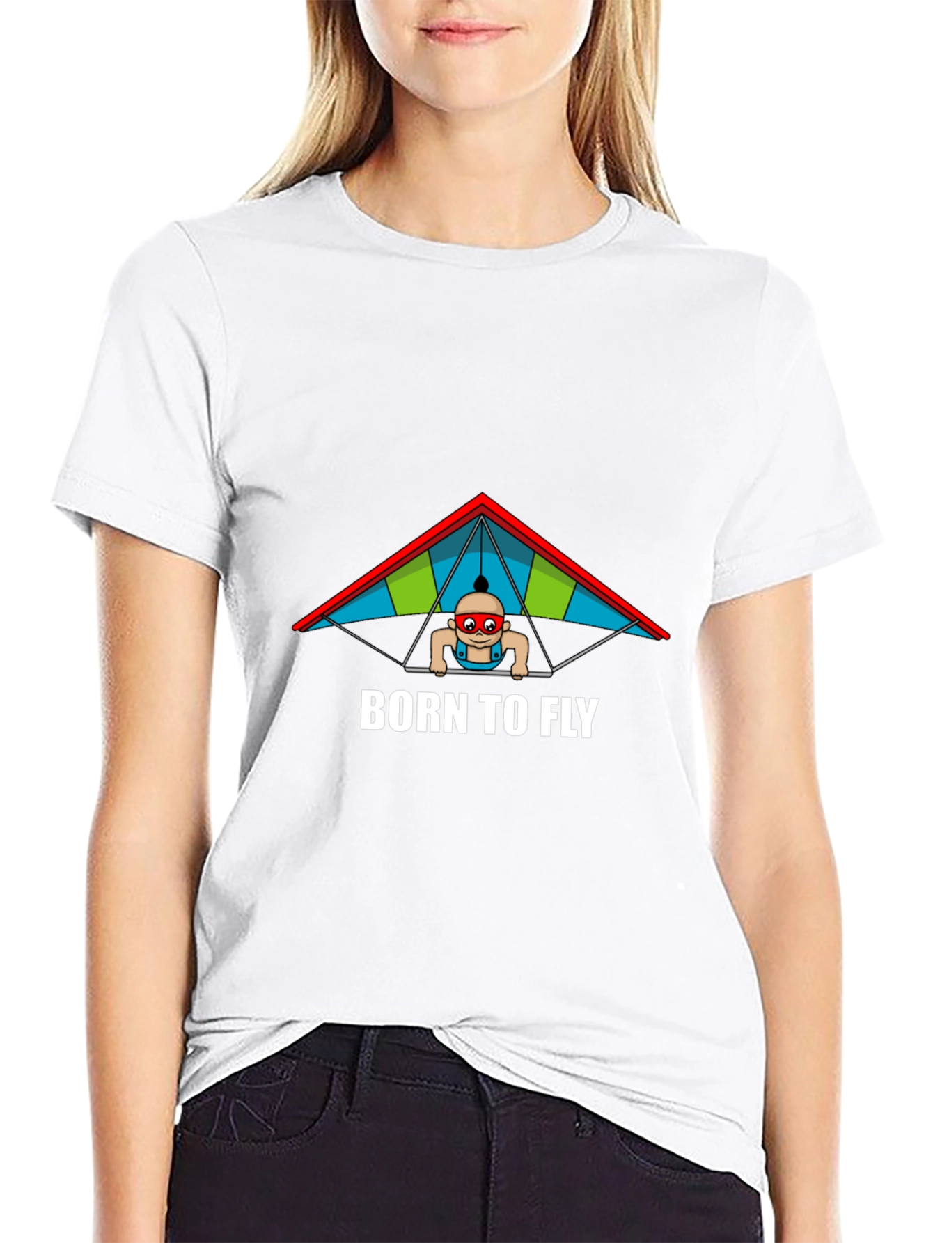 Born To Fly Black T-Shirt