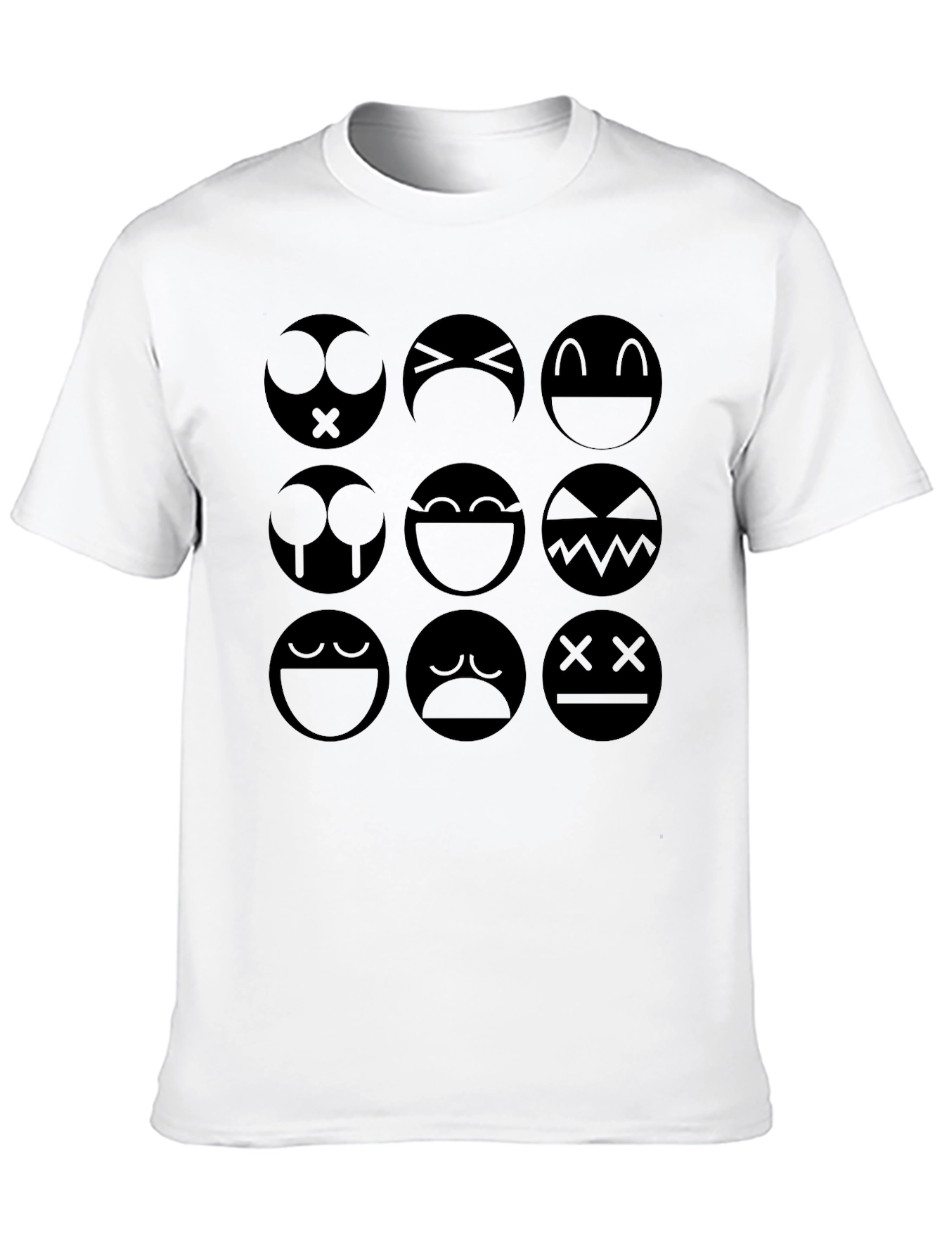 Expression Emoji T-Shirt - Black