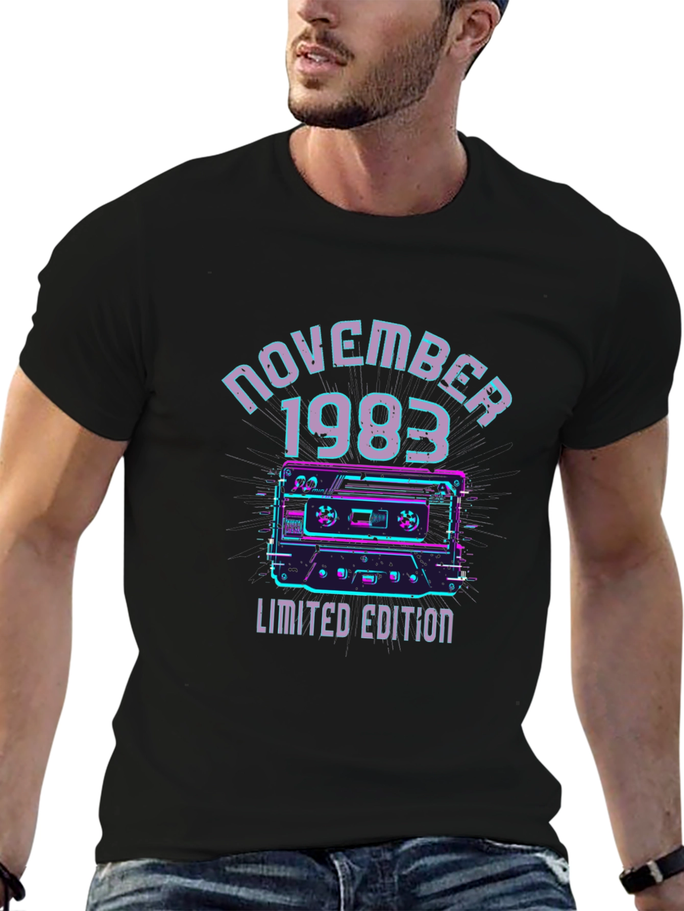November 1983 Limited Edition Retro Cassette T-Shirt