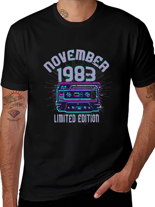 November 1983 Limited Edition Retro Cassette T-Shirt