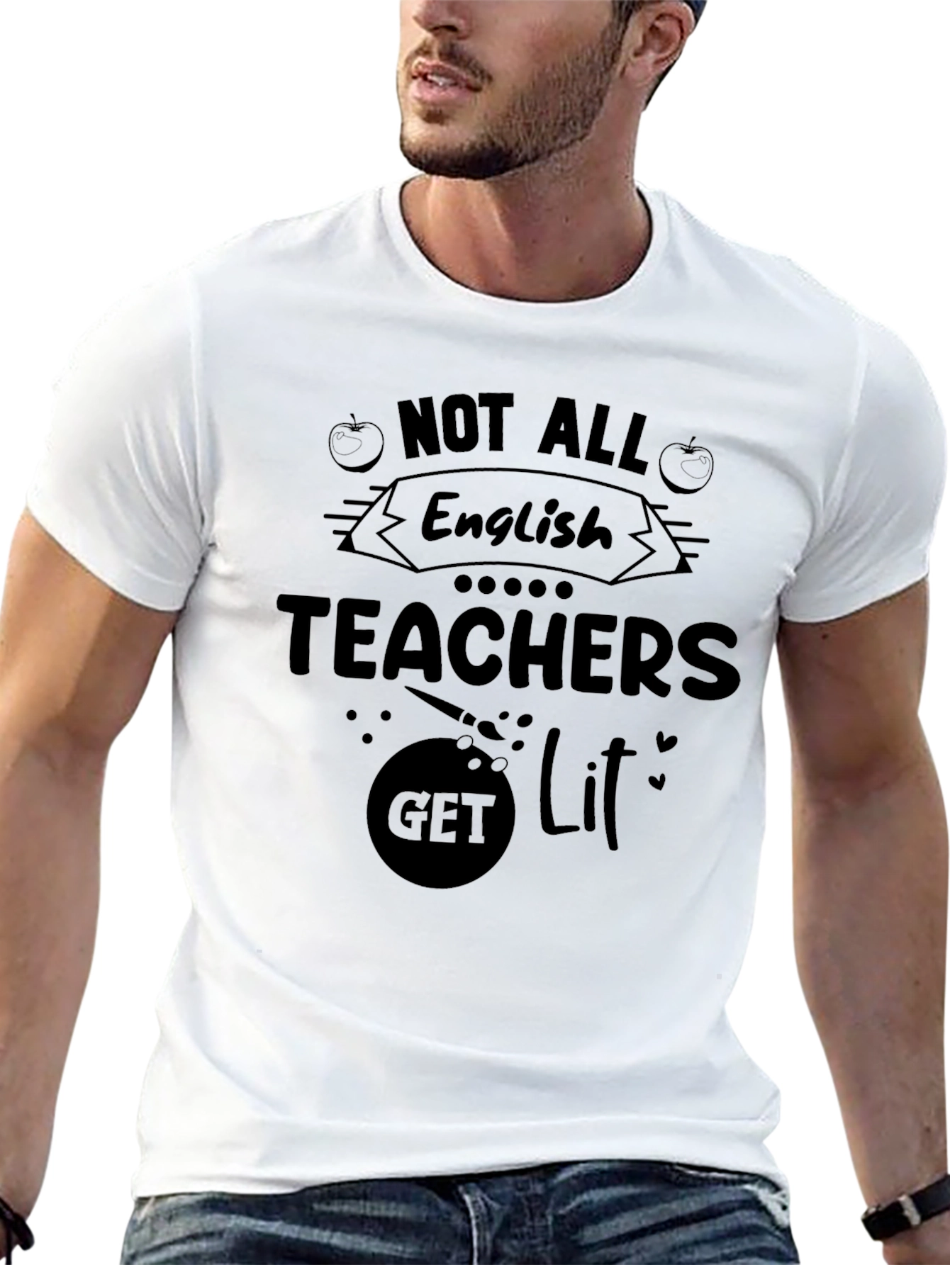 Funny English Teacher T-Shirt - Get Lit