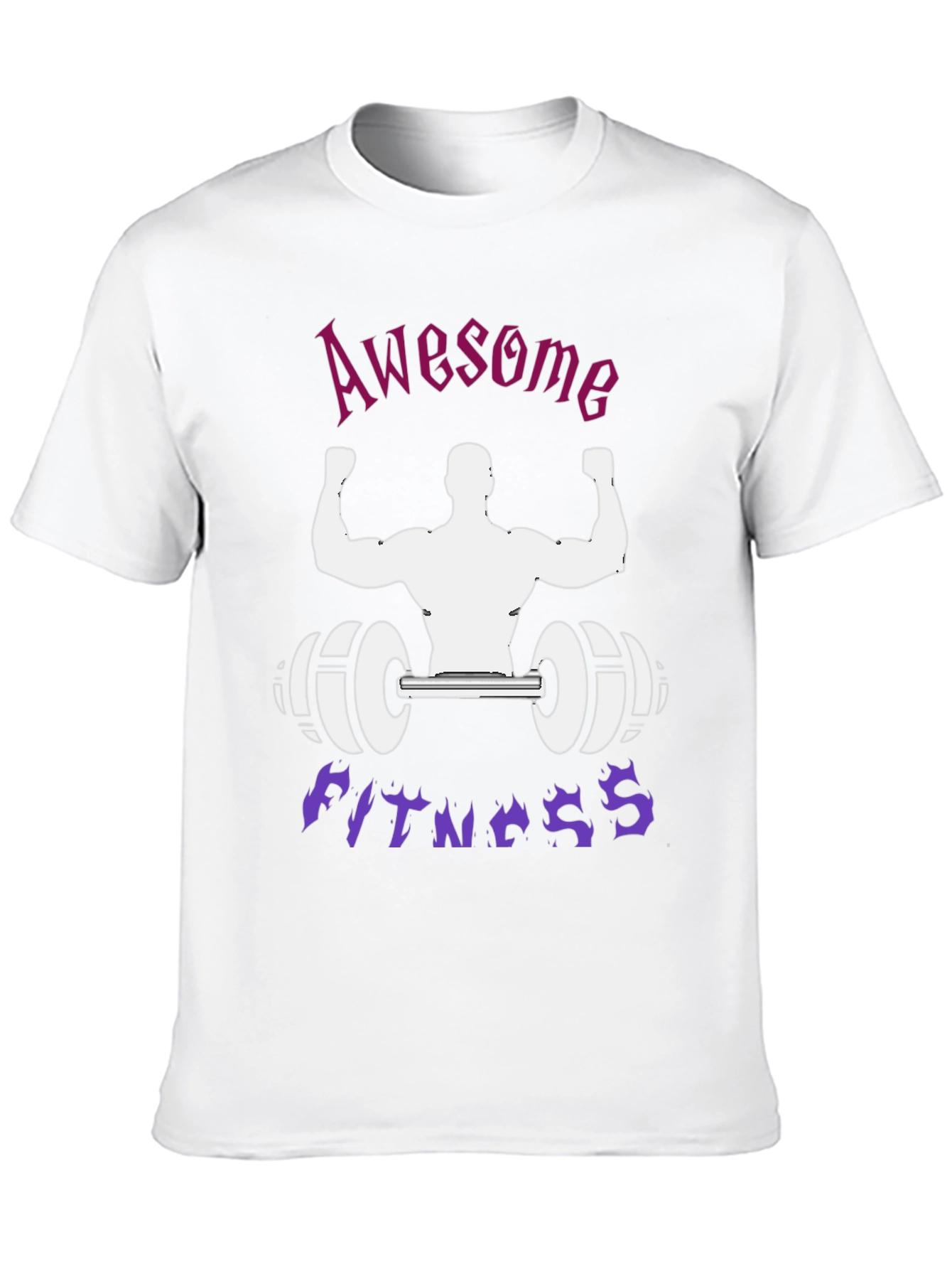 Awesome Fitness Black T-Shirt