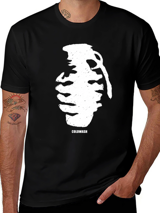 Coldwash Grenade Graphic Black T-Shirt