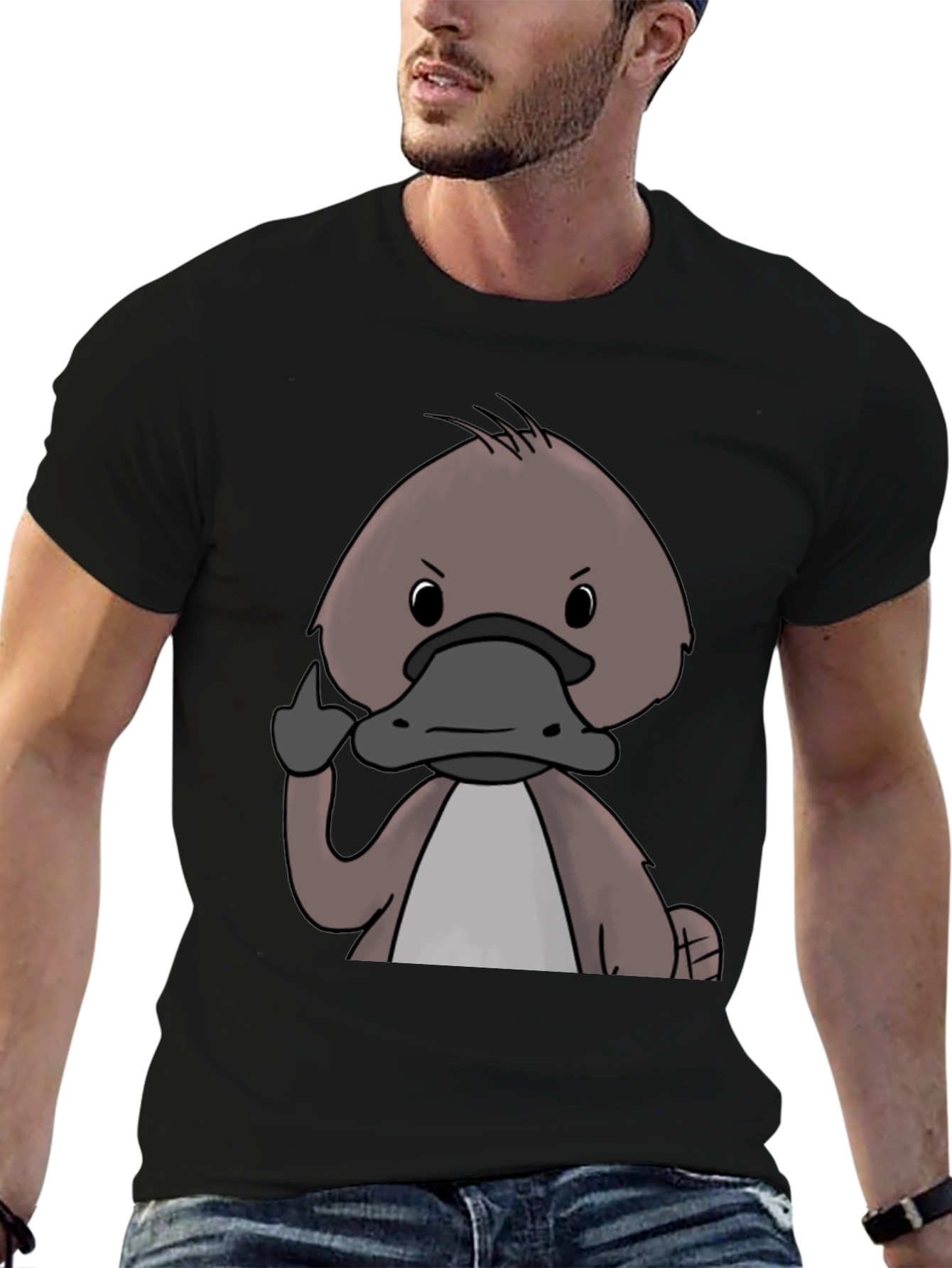 Middle Finger Platypus T-Shirt