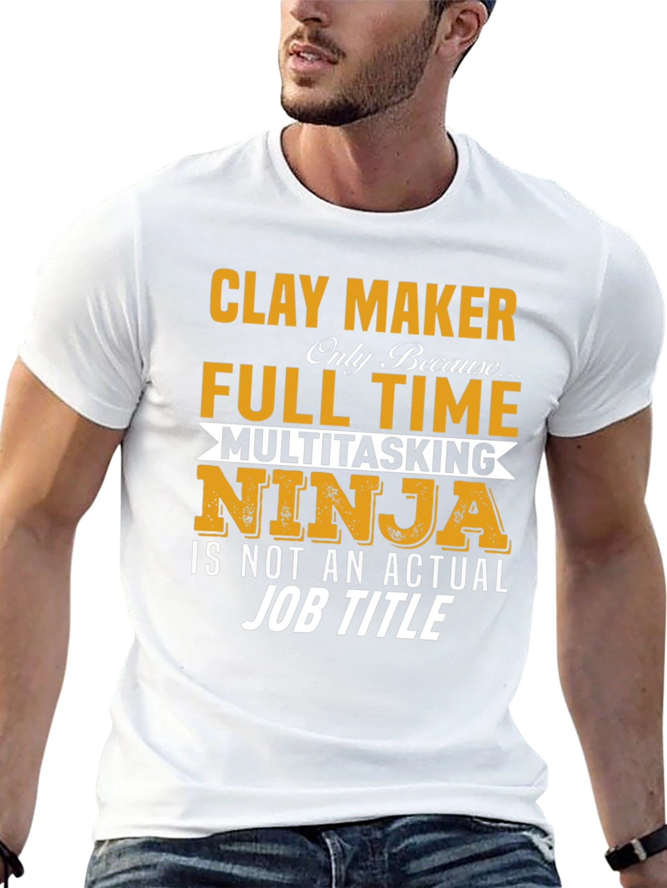 Clay Maker Full Time Ninja T-Shirt