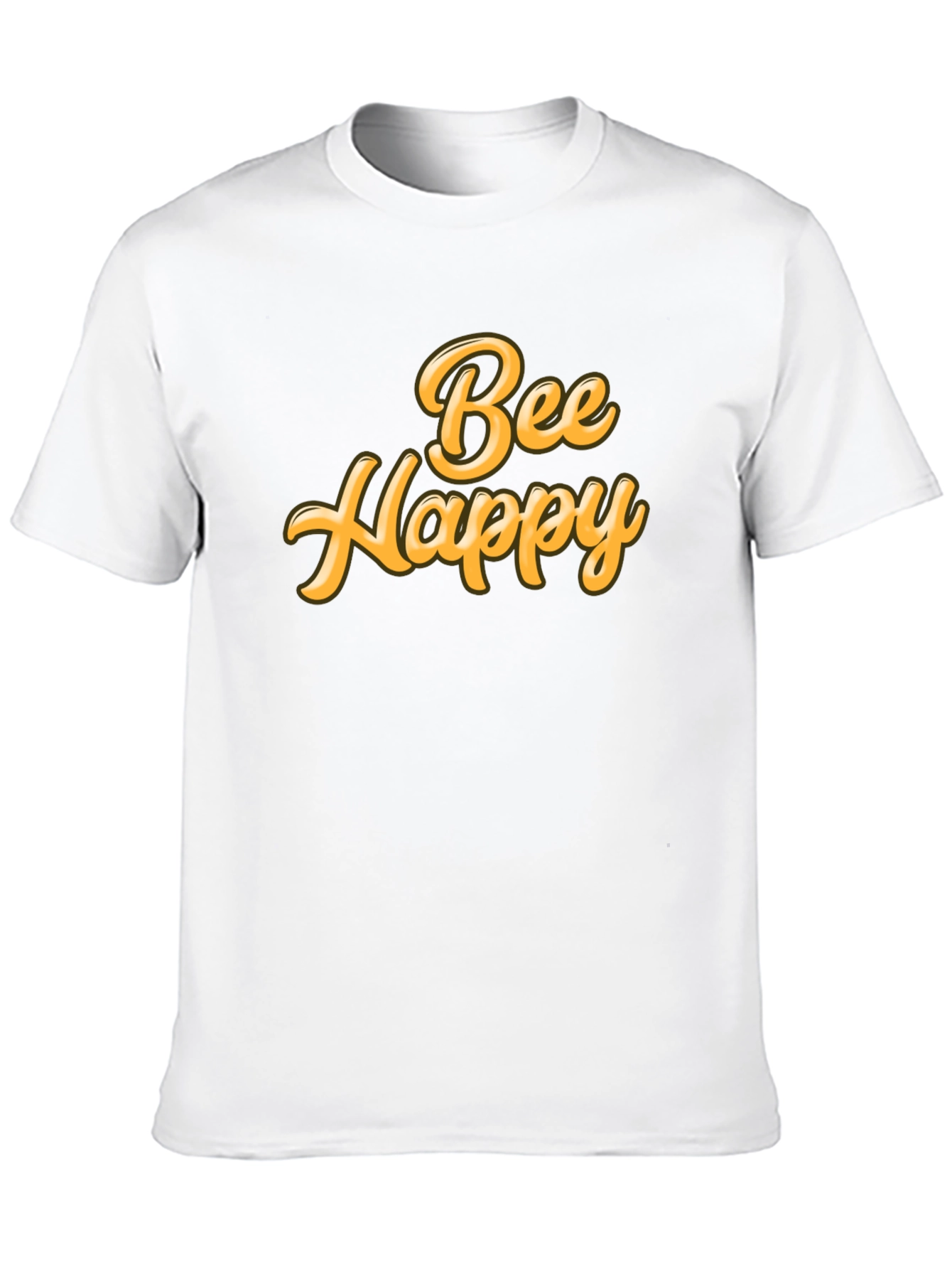 Bee Happy Black Graphic Tee