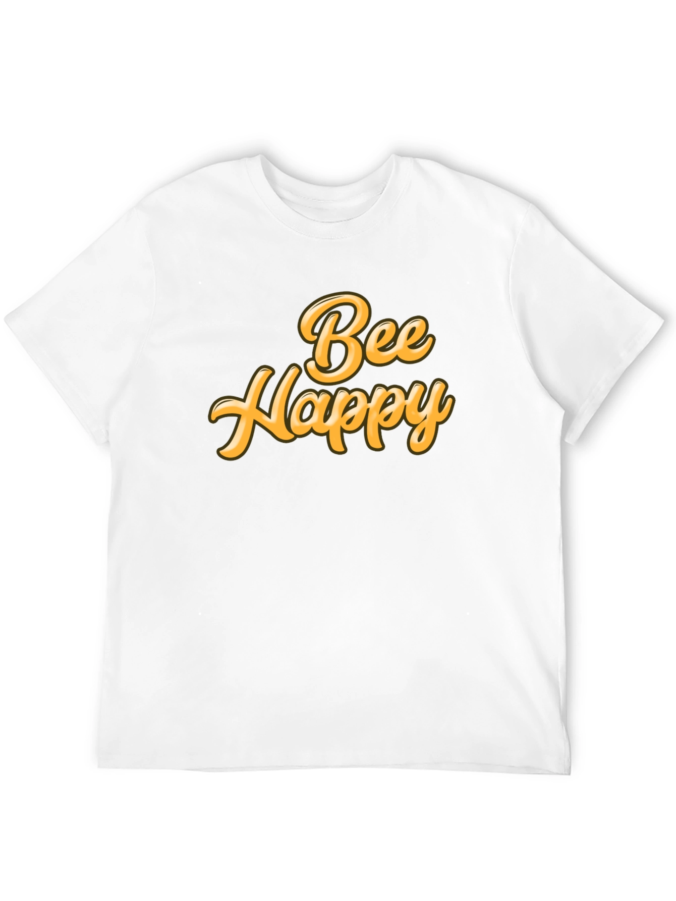 Bee Happy Black Graphic Tee