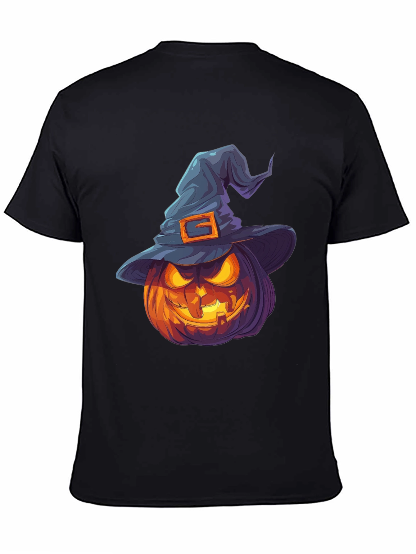 Spooky Pumpkin Witch T-Shirt