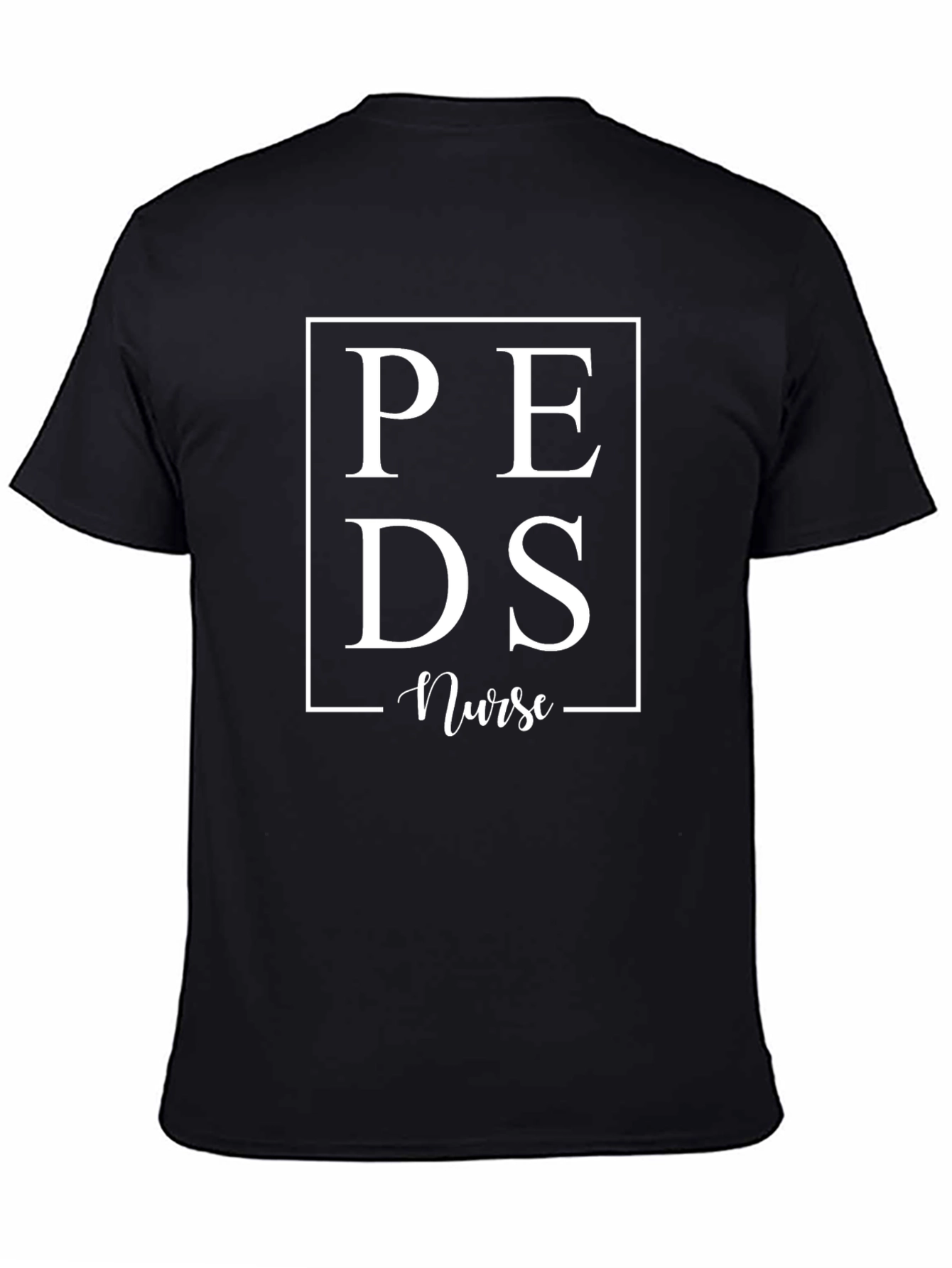 PEDS Nurse Graphic Tee - Black