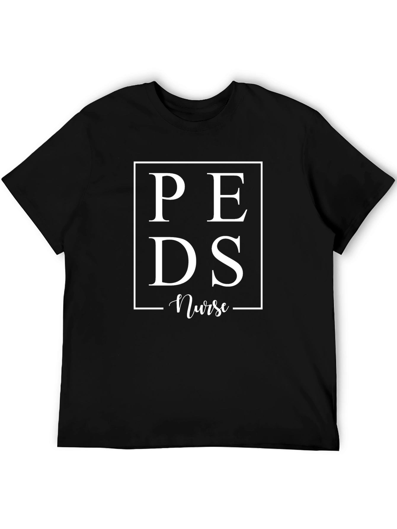 PEDS Nurse Graphic Tee - Black
