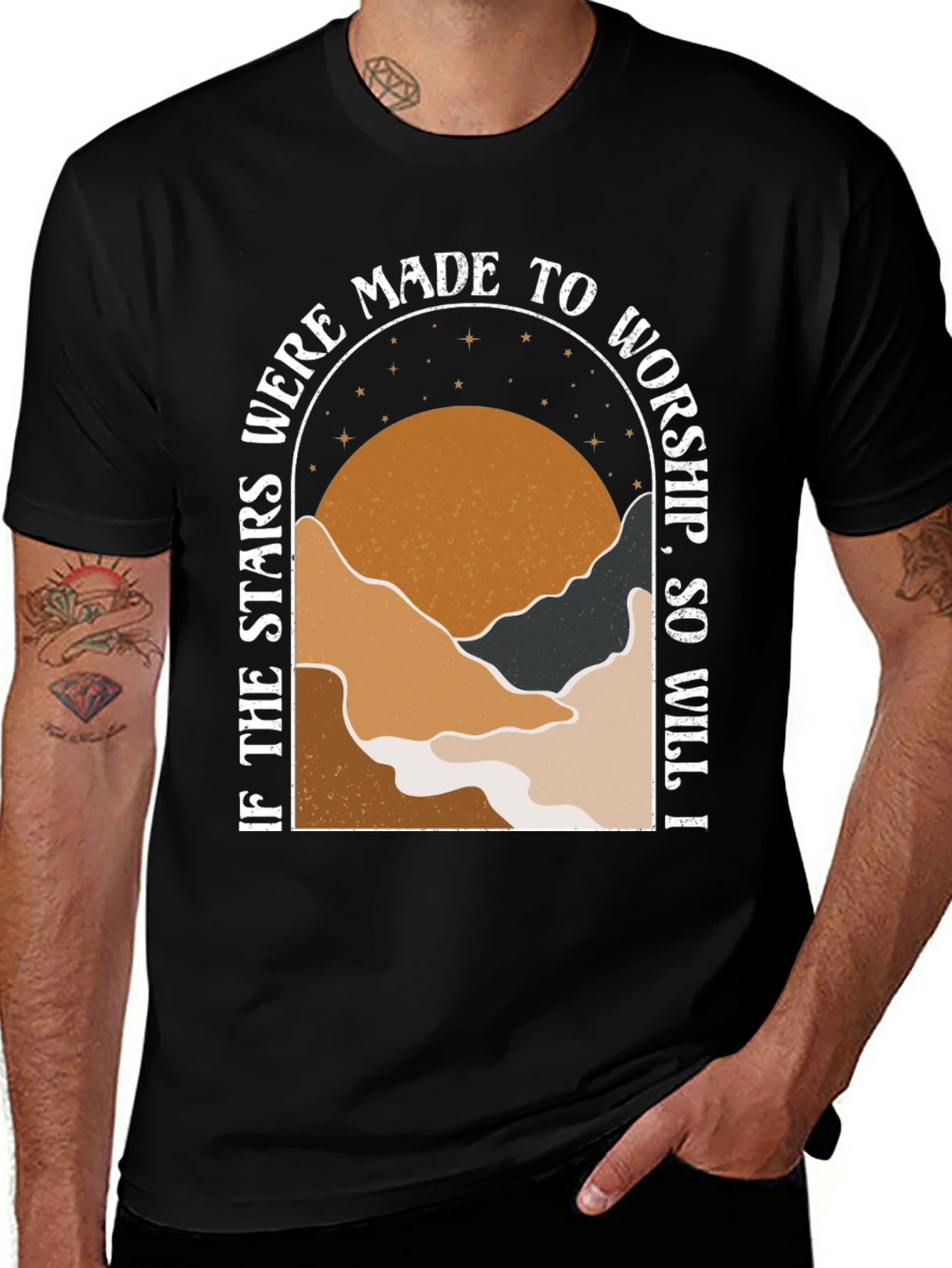 Stars Were Made To Worship Graphic T-Shirt