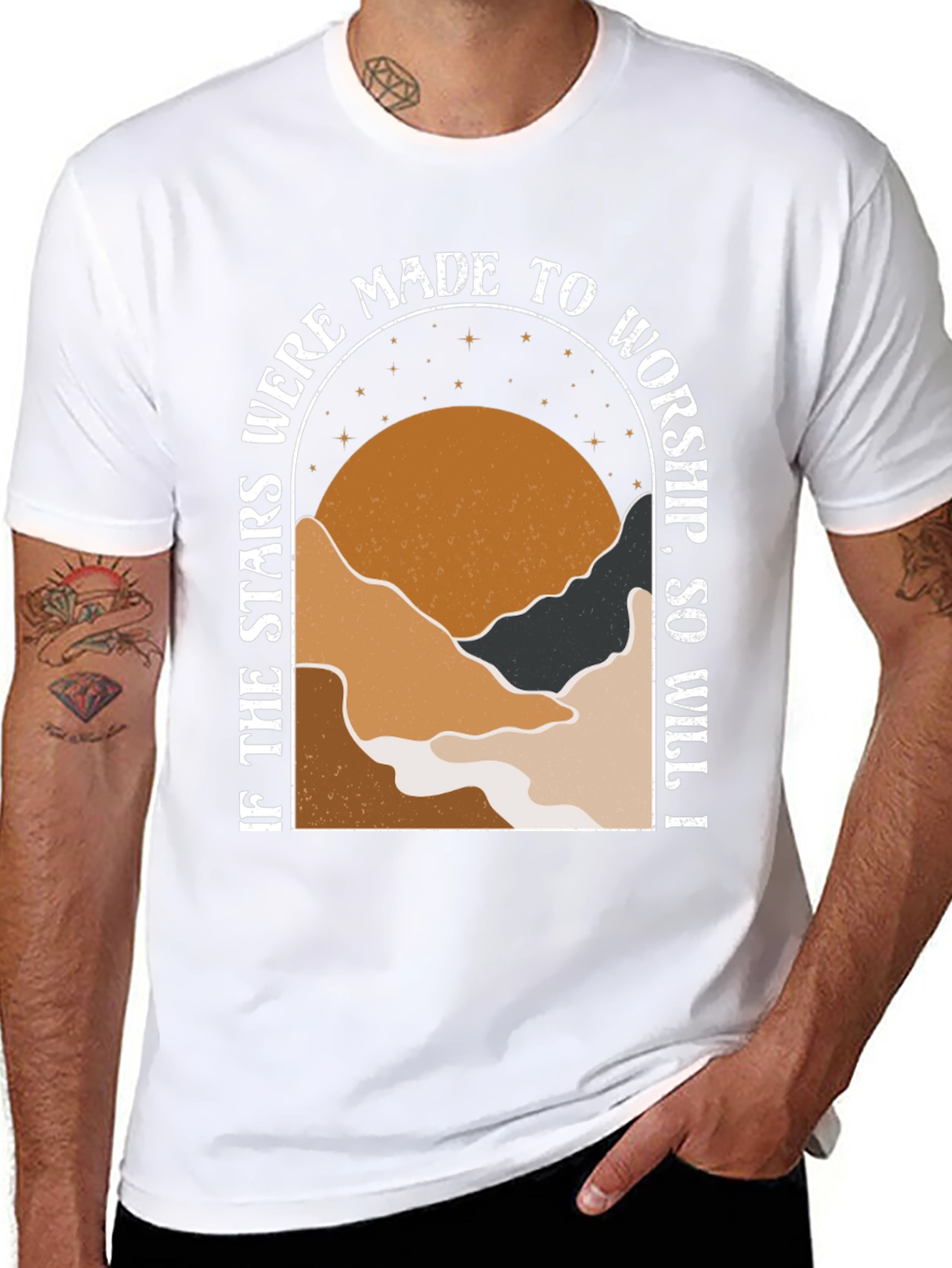Stars Were Made To Worship Graphic T-Shirt