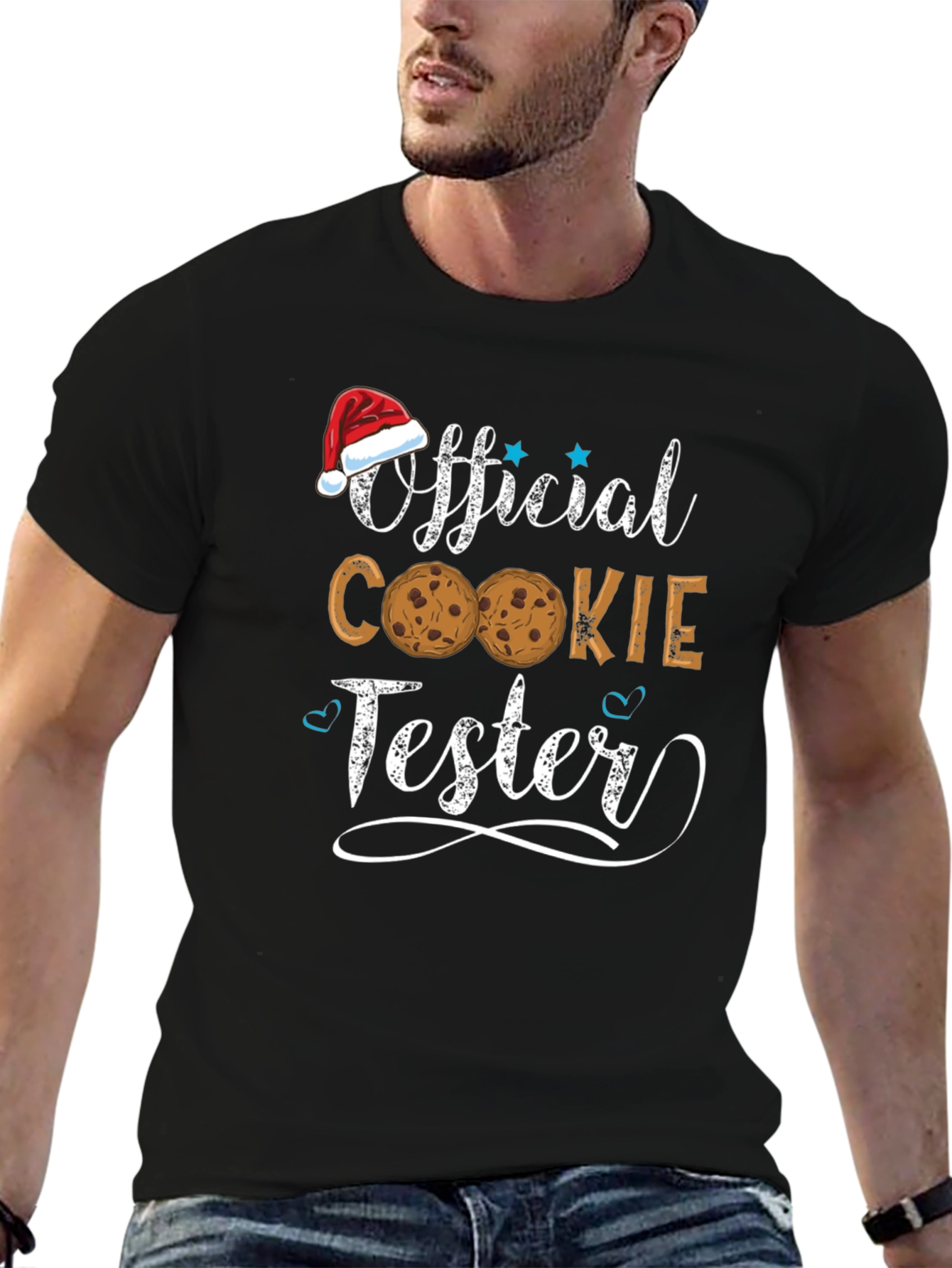 Official Cookie Tester Christmas Graphic T-Shirt