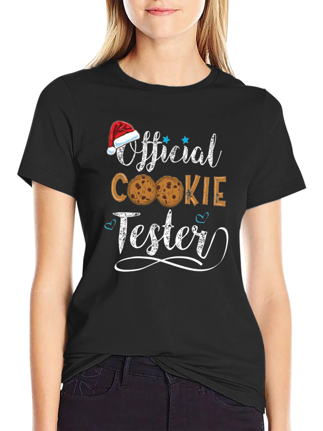 Official Cookie Tester Christmas Graphic T-Shirt