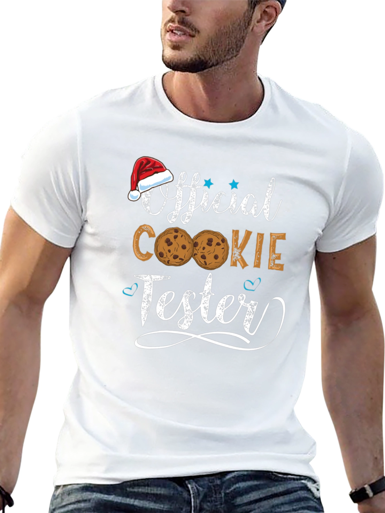 Official Cookie Tester Christmas Graphic T-Shirt