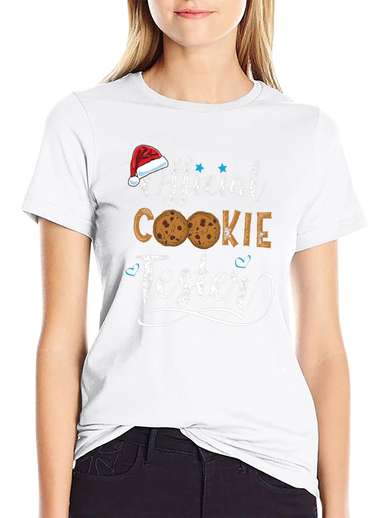 Official Cookie Tester Christmas Graphic T-Shirt