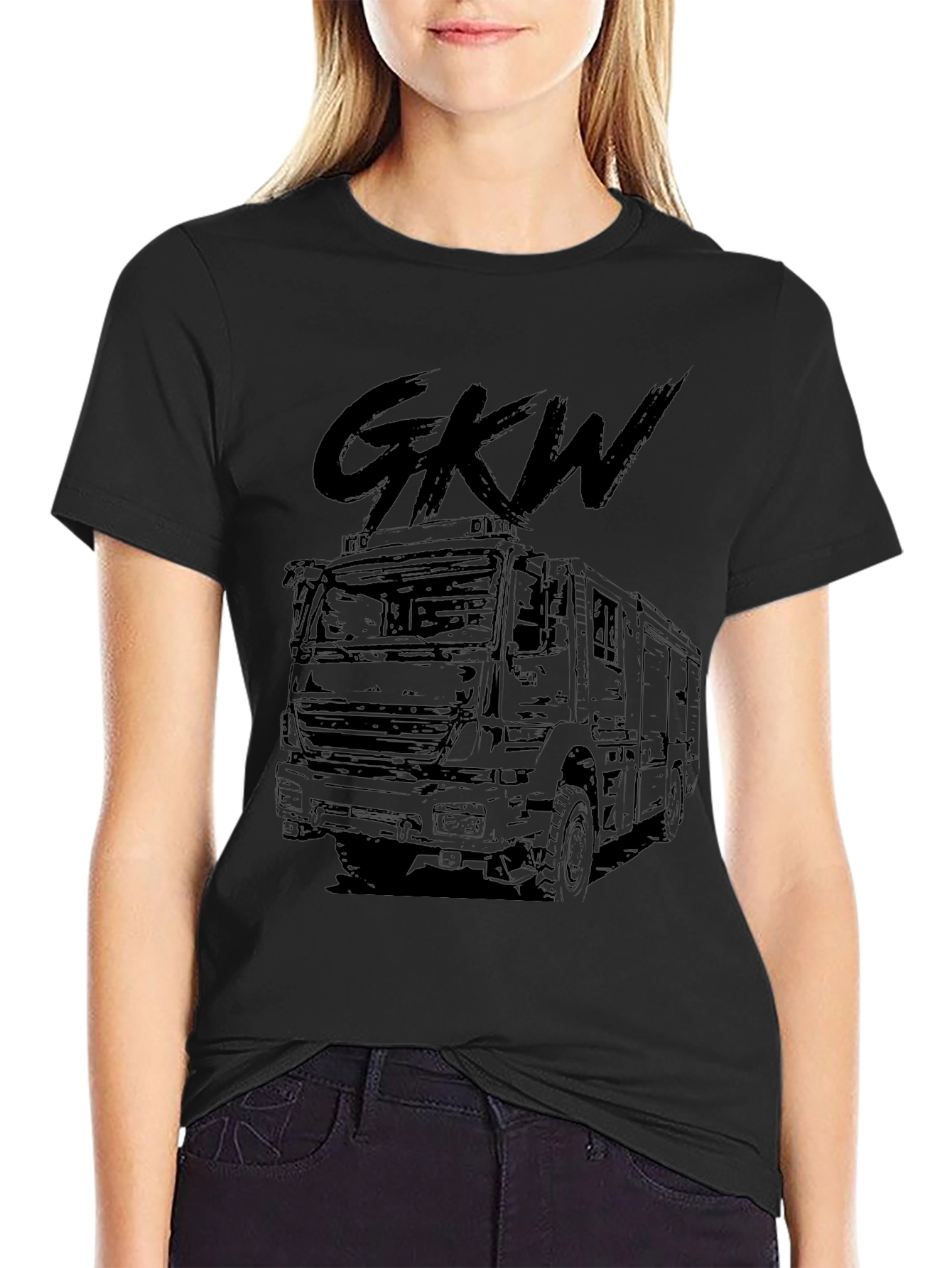GKW Truck Graphic Tee - Black