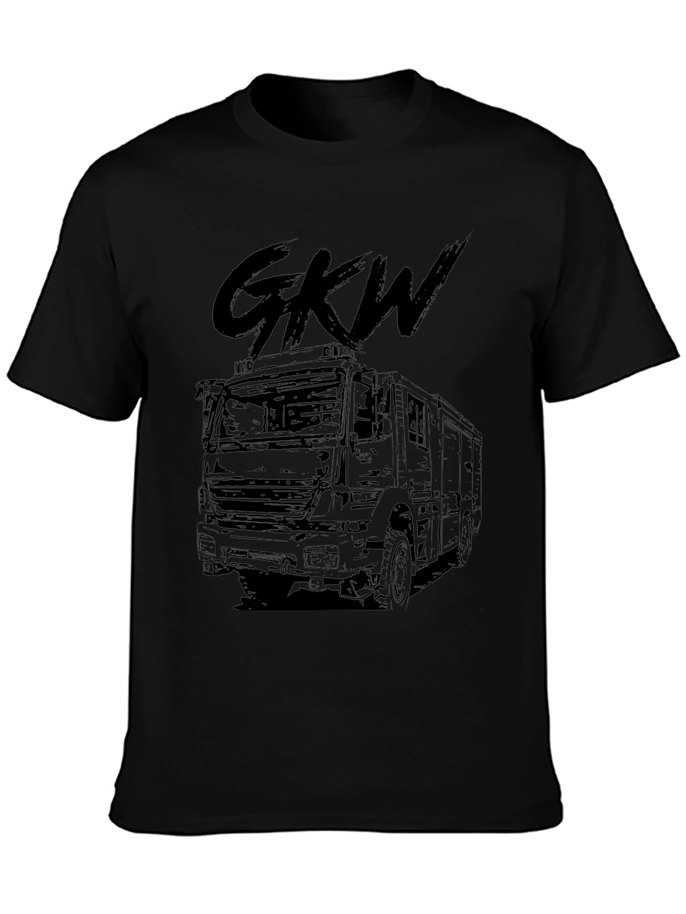 GKW Truck Graphic Tee - Black