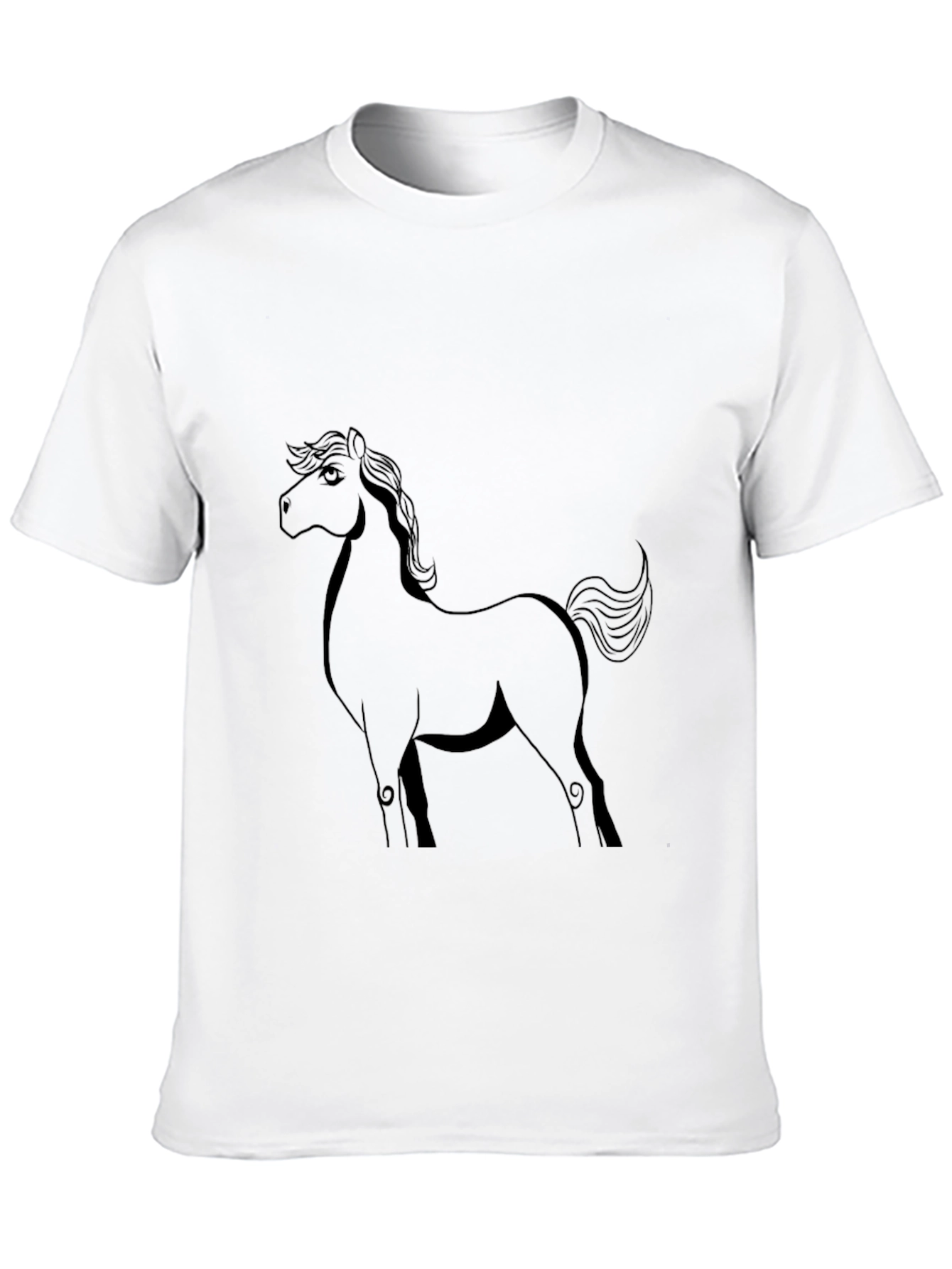 Black Horse Graphic Tee - Unisex