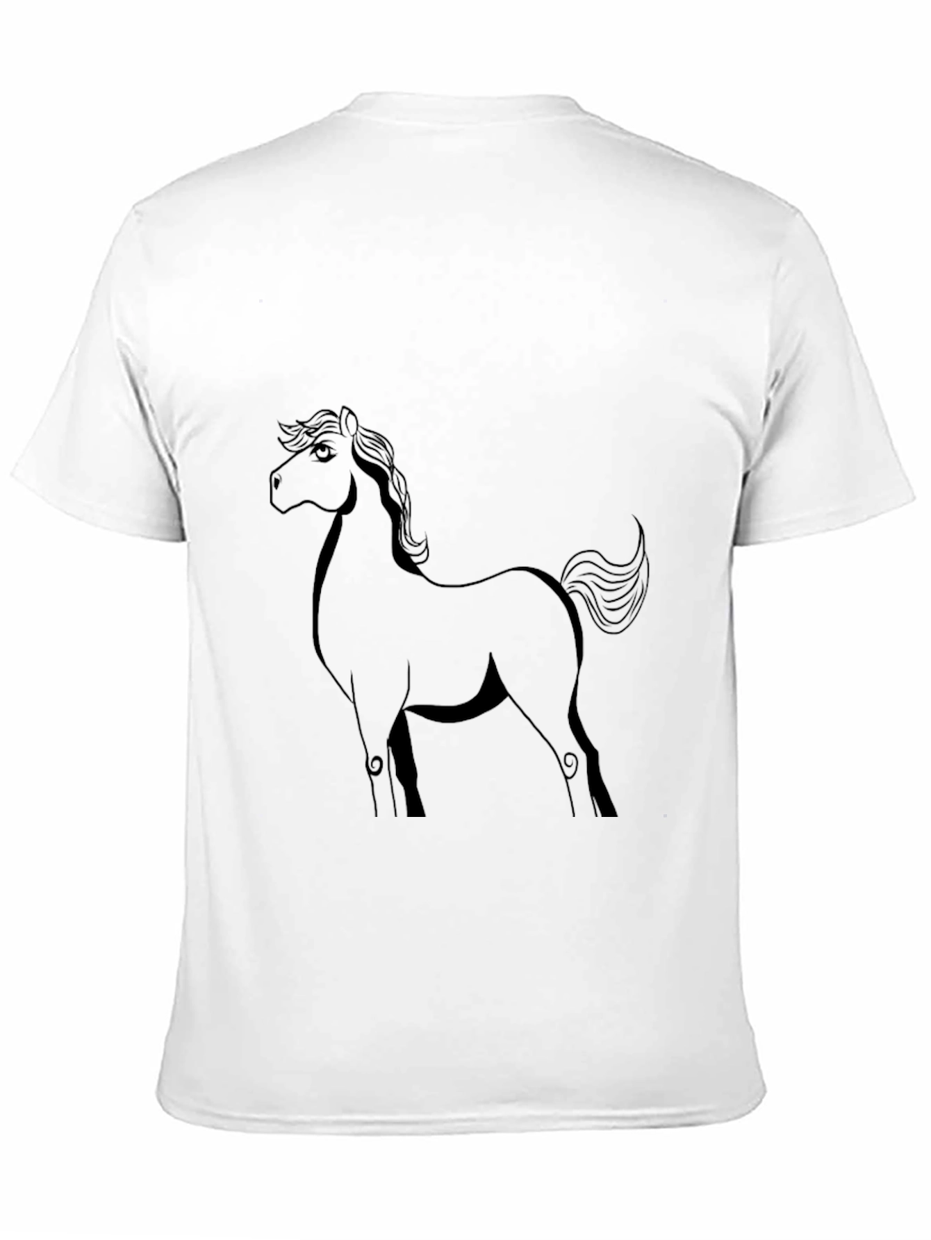 Black Horse Graphic Tee - Unisex