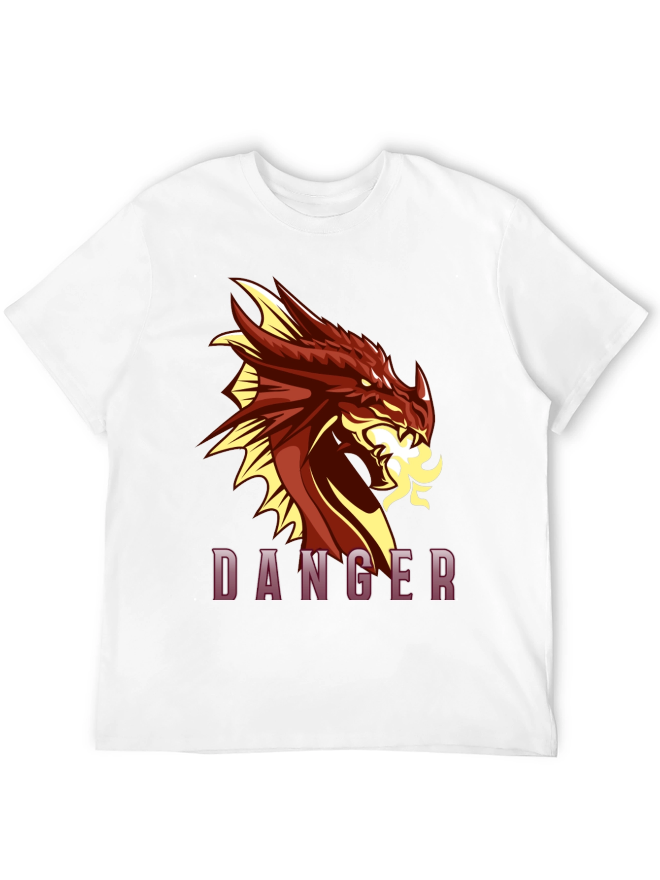 Dragon Danger Black T-Shirt Graphic Tee