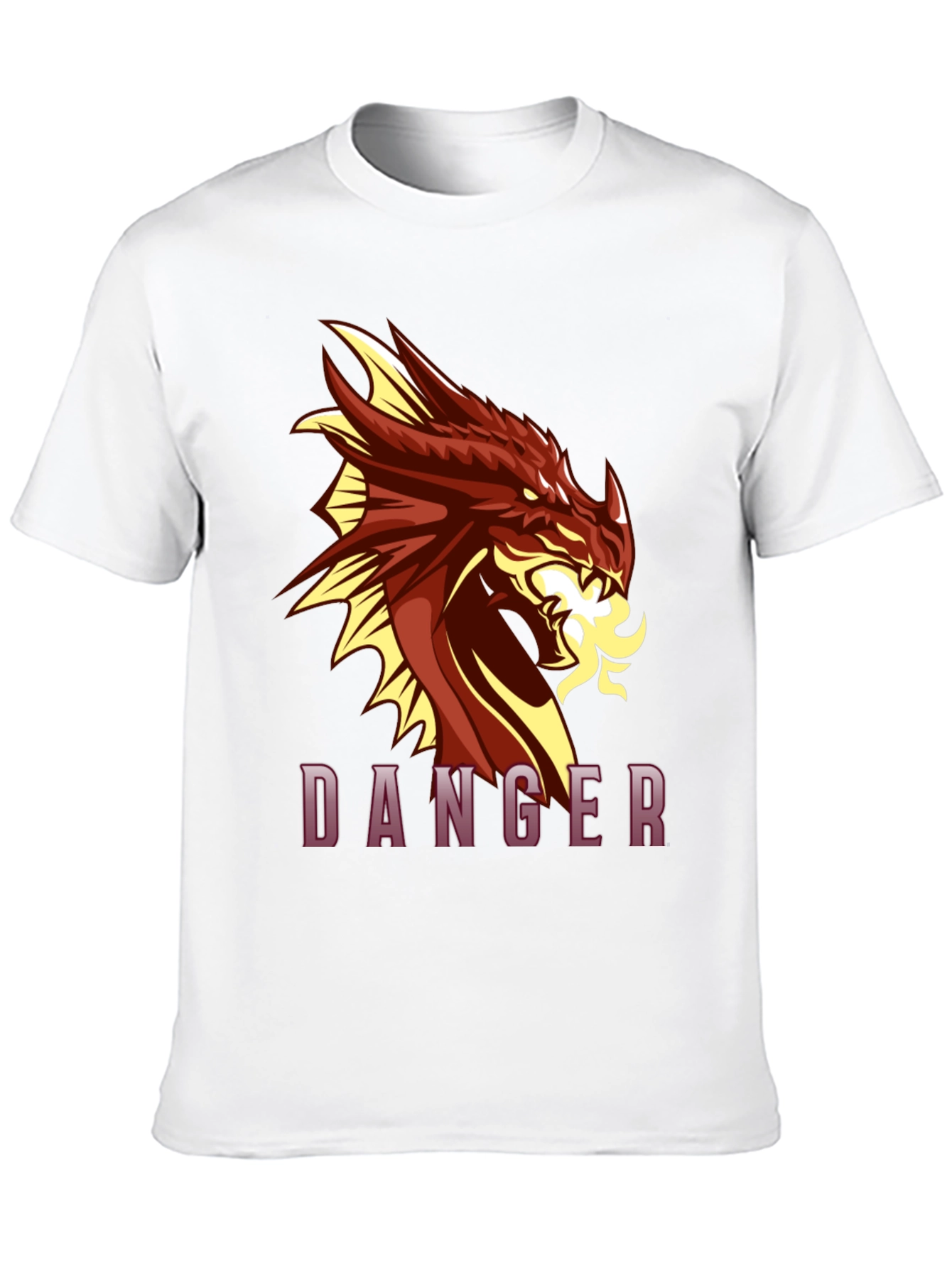 Dragon Danger Black T-Shirt Graphic Tee